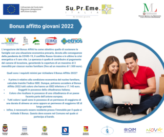 Read more about the article BONUS AFFITTO 2022